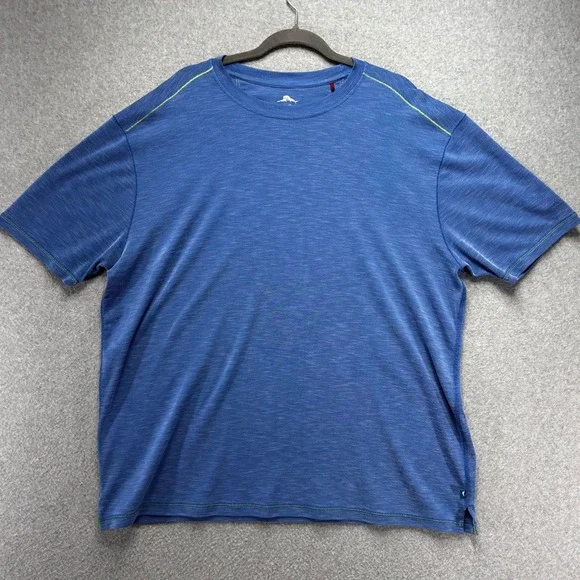 Tommy Bahama T-Shirt Mens 2XL Blue Coastal Minimalist - Picture 3 of 6